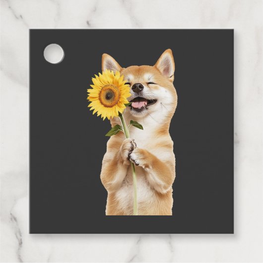 Shiba Inu Bedankjes Labels (Voorkant)