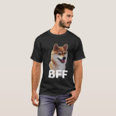 Shiba Inu Best Friends Forever T-shirt (Voorkant volledig)