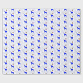 Shiba Inu Birthday Cadeaupapier (Vlak)