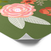 Shiba Inu - Black en Tan - Wall Art Poster (Hoek)