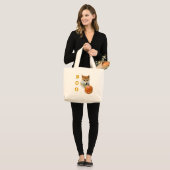 Shiba Inu Boo Grote Tote Bag (Voorkant (model))