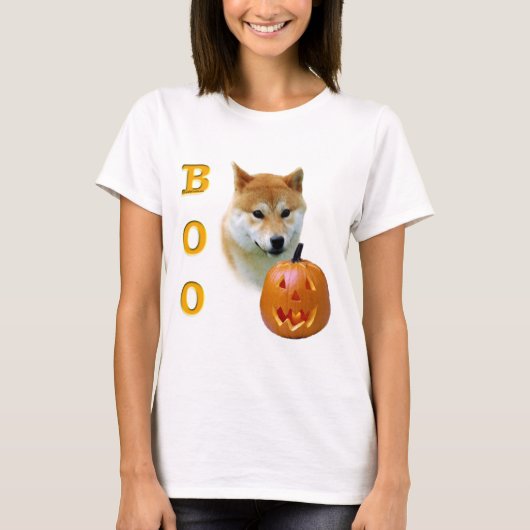 Shiba Inu Boo T-shirt (Voorkant)