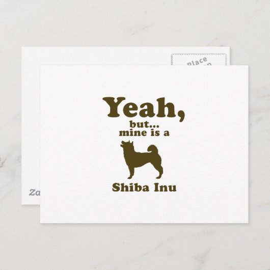 Shiba Inu Briefkaart (Voorkant / Achterkant)