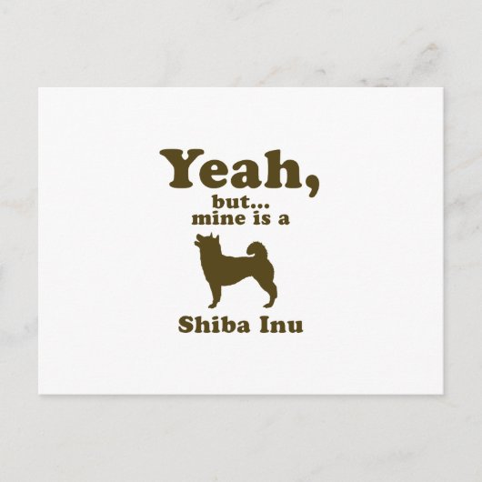 Shiba Inu Briefkaart (Voorkant)