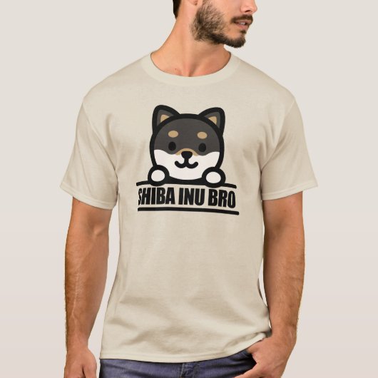 SHIBA INU BRO - Cool Shiba Inu Brother Design T-shirt (Voorkant)