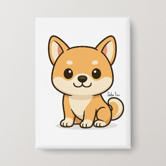 Shiba Inu Button (Voorkant)