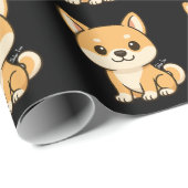 Shiba Inu Cadeaupapier (Rol Hoek)