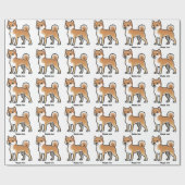 shiba inu cadeaupapier (Vlak)