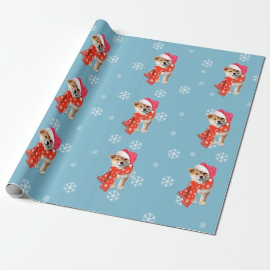 Shiba Inu Cadeaupapier (Uitgerold)