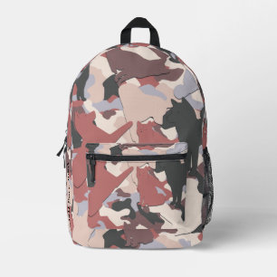 Shiba Inu Camo Pattern Bedrukte Rugzak