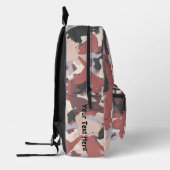 Shiba Inu Camo Pattern Bedrukte Rugzak (Links)