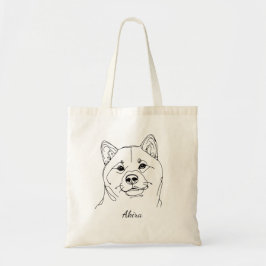 Shiba Inu  Canvas tas