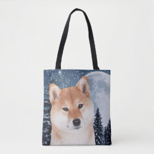 Shiba Inu Canvas tas