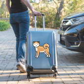 Shiba Inu cartoon Sticker (Koffer Insitu)