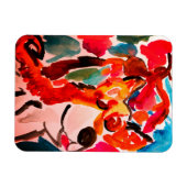 Shiba Inu cherry Japen blossom  Magneet (Horizontaal)