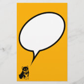 Shiba Inu Chinees hondenjaar 2018 spraakbel S Briefpapier (Voorkant)