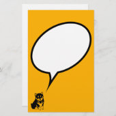 Shiba Inu Chinees hondenjaar 2018 spraakbel S Briefpapier (Voorkant / Achterkant)