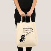 Shiba Inu Chinese Dog Year 2018 Cotton Canvas tas (Voorkant (product))