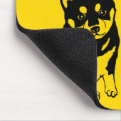 Shiba Inu Chinese Dog Year 2018 Mousepad Muismat (Hoek)