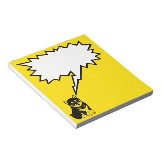 Shiba Inu Chinese Dog Year 2018 notitieblok (Schuin)