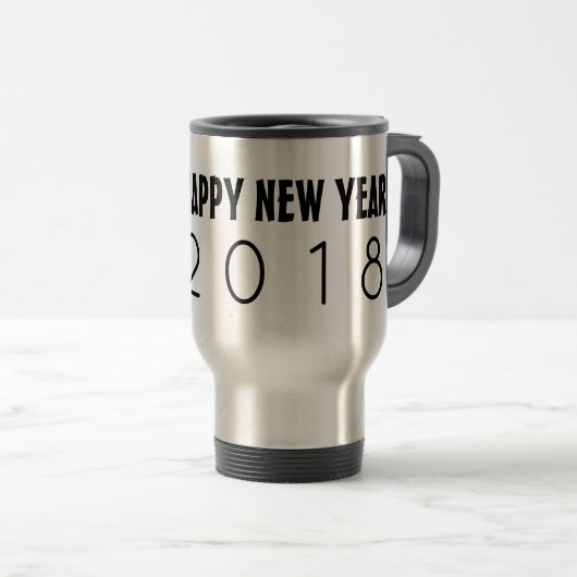 Shiba Inu Chinese Dog Year 2018 Travel Mug Reisbeker (Voorkant rechts)