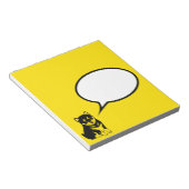 Shiba Inu Chinese Dog Year Birthday speech bubbel Notitieblok (Schuin)