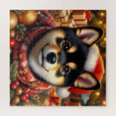 Shiba Inu Christmas Legpuzzel (Horizontaal)