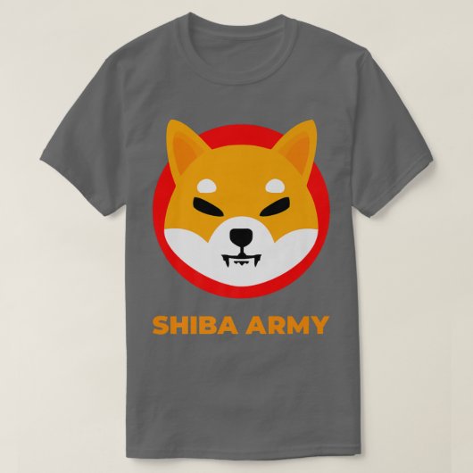 Shiba Inu Coin Crypto Token Cryptocurrency Wallet T-shirt (Design voorkant)