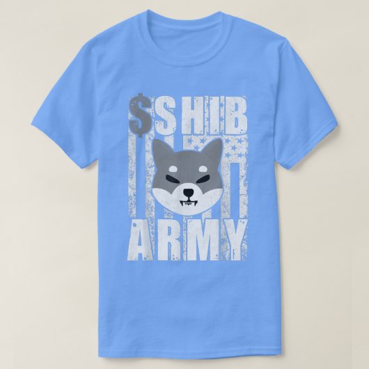Shiba Inu Coin Crypto Token Cryptocurrency Wallet T-shirt (Design voorkant)