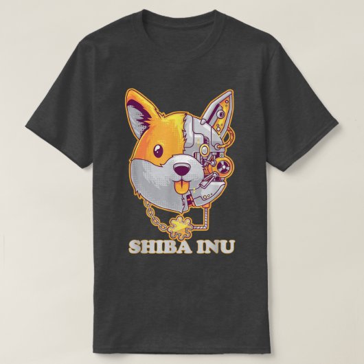Shiba Inu Coin Crypto Token Cryptocurrency Wallet T-shirt (Design voorkant)