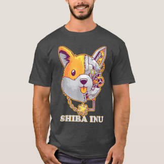 Shiba Inu Coin Crypto Token Cryptocurrency Wallet T-shirt
