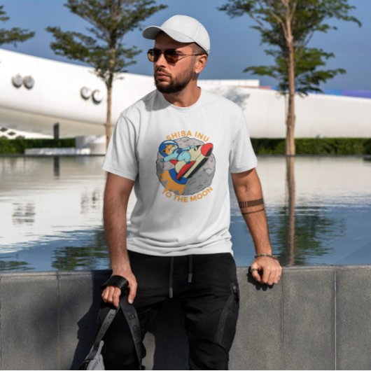 Shiba Inu Coin to the Moon T-shirt