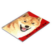 Shiba Inu Color Block Notitieboek (Linkerzijde)
