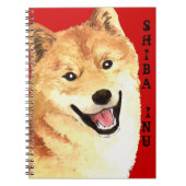 Shiba Inu Color Block Notitieboek (Voorkant)
