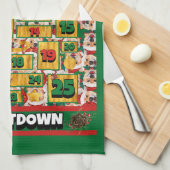 Shiba Inu Counting-down Kerstmis Advent Calendar D Theedoek (Quarter Fold)