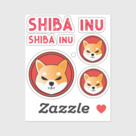 SHIBA INU crypto cadeau, meme munt HOND CAT Sticker