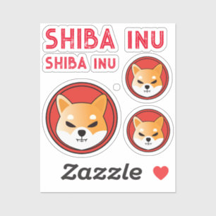 SHIBA INU crypto cadeau, meme munt HOND CAT Sticker