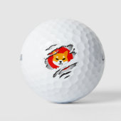 SHIBA INU cryptocurrency - SHIBA INU Crypto SHIB Golfballen (Voorkant)