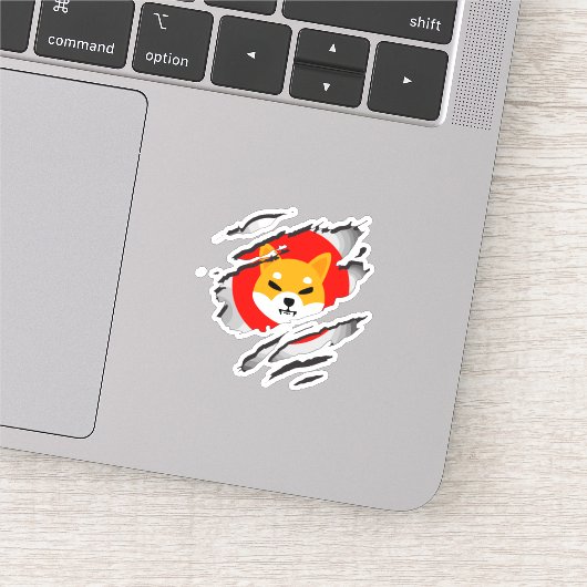 SHIBA INU cryptocurrency - SHIBA INU Crypto SHIB Sticker (Detail)