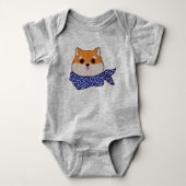 Shiba Inu cute Onesy Baby Romper (Voorkant)