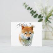 Shiba Inu Dad 2 Briefkaart (Staand voorkant)