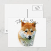 Shiba Inu Dad 2 Briefkaart (Voorkant / Achterkant)