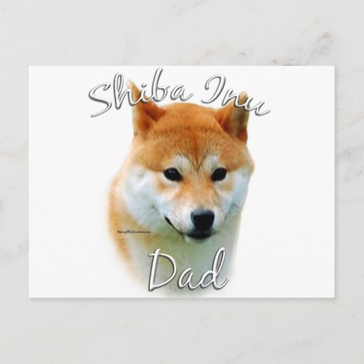 Shiba Inu Dad 2 Briefkaart (Voorkant)