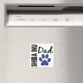 Shiba Inu Dad 2 Magneet (Insitu (Vaatwasser))