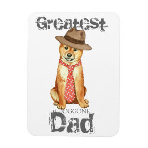 Shiba Inu Dad Magneet