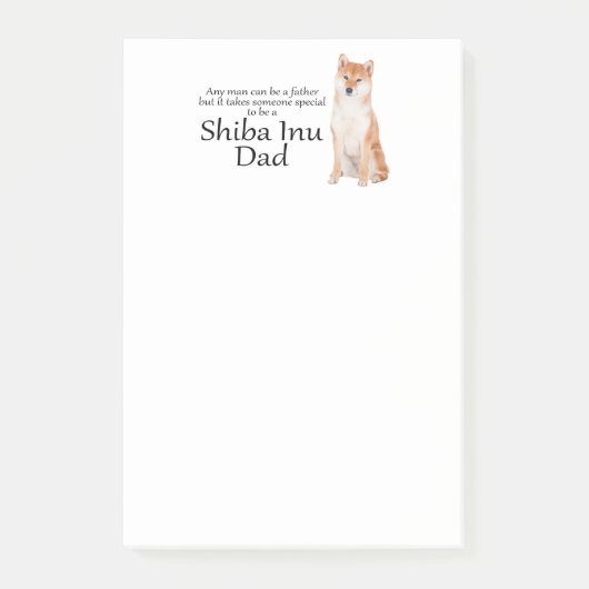Shiba Inu Dad Post-It Notes (Voorkant)