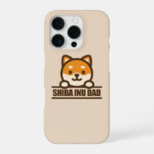 SHIBA INU DAD - Proud Shiba Inu Father Design iPhone Hoesje (Achterkant)