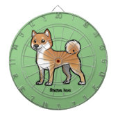 shiba inu dartbord (Voorkant)
