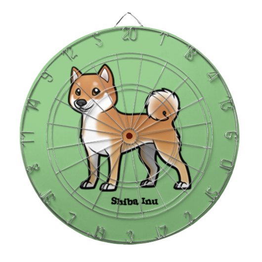 shiba inu dartbord (Voorkant)