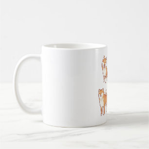Shiba inu Delight � schattige dierlijke kunst Koffiemok